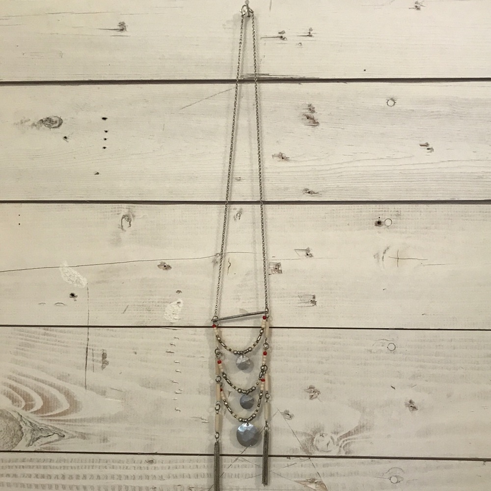 Long boho necklace !!